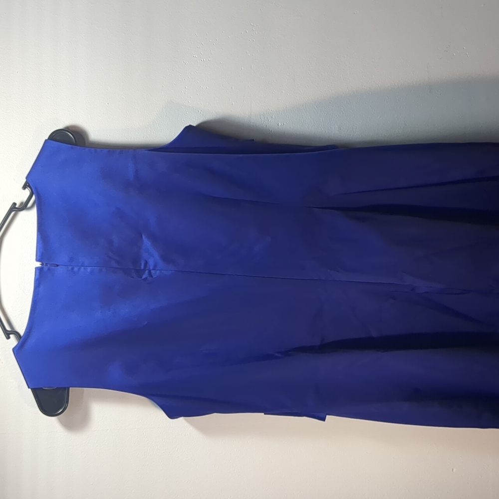 Talbots Royal Blue Sleeveless Dress, Size 14 - Picture 6 of 8